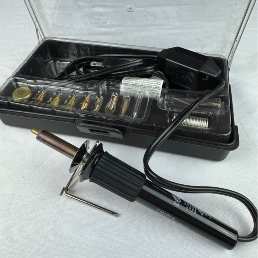 Plaid Woodburning Tool Set Unisex OS Black Excellent Crafting Kit with Tips